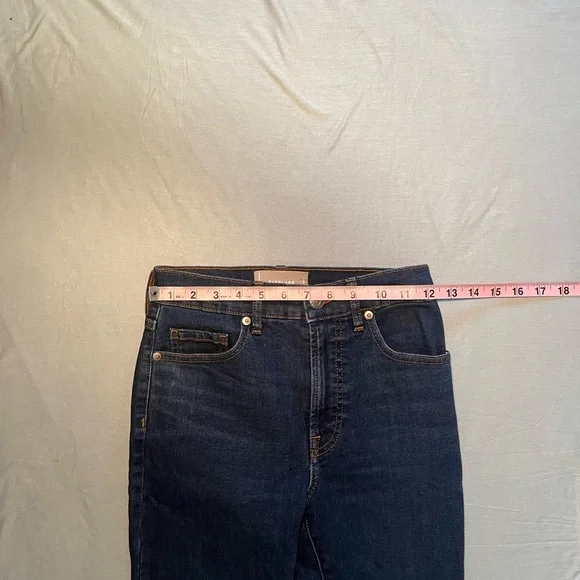 Everlane High Rise Skinny Ankle Jeans Dark Wash Size 24 Womens - Picture 4 of 4